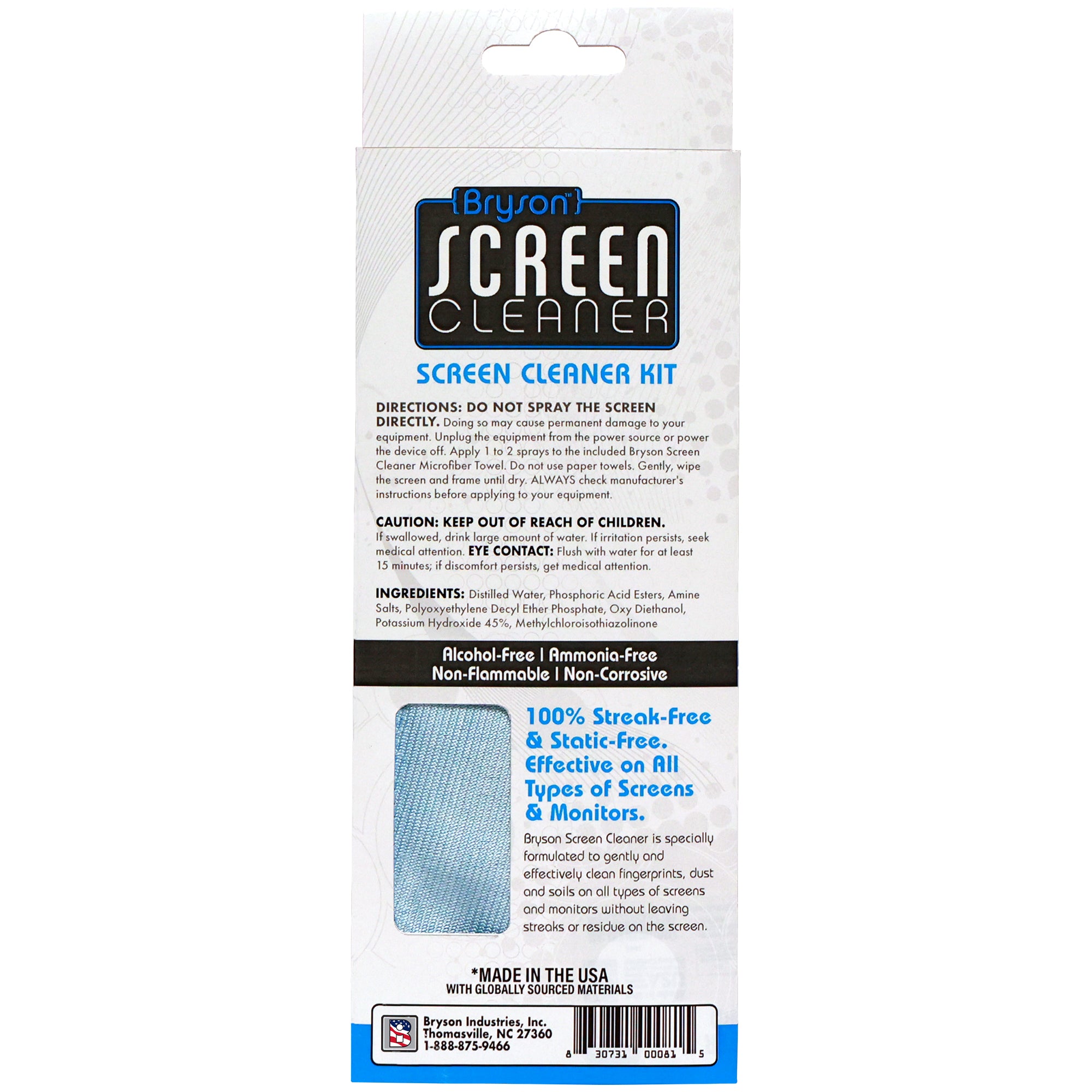 Bryson Screen Cleaner Kit - 8oz