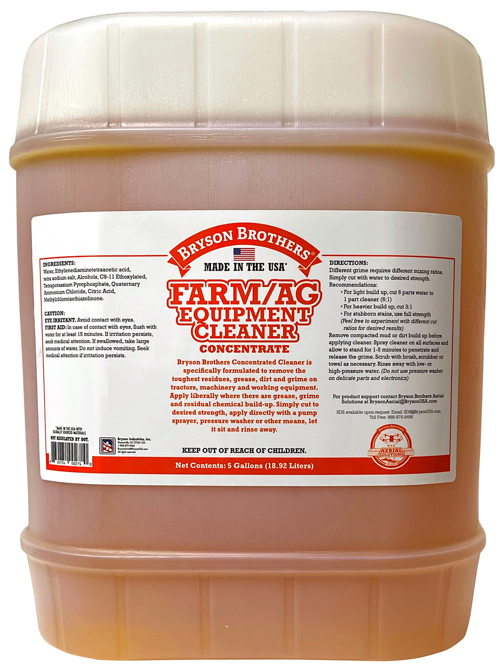 Bryson Brothers Farm/AG Concentrate Equipment Cleaner - BrysonShop.com