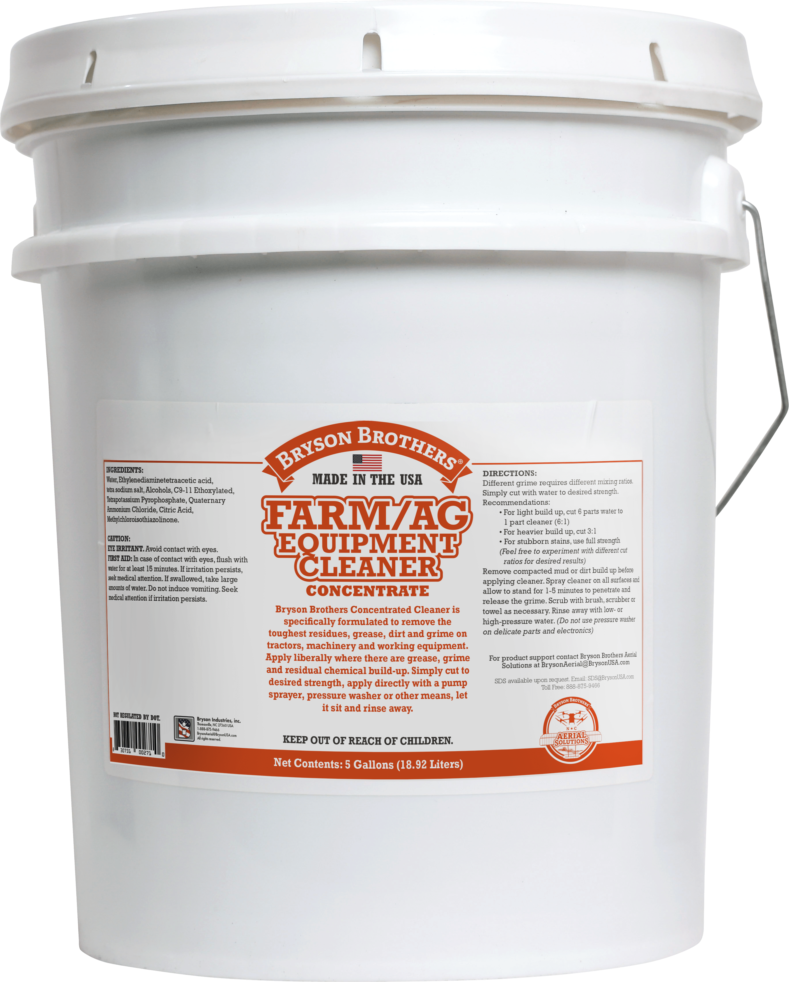 Bryson Brothers Farm/AG Concentrate Equipment Cleaner - BrysonShop.com